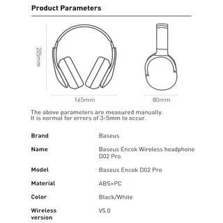 Tai nghe Bluetooth Baseus D02 Pro