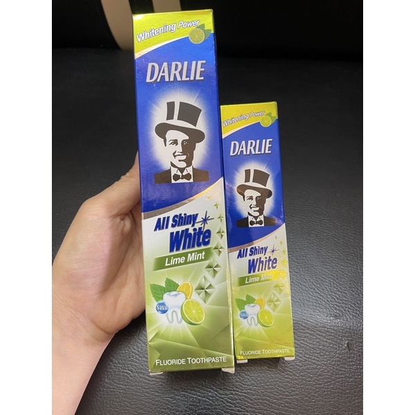 Kem đánh răng ông tây đen darlie lime mint chanh bạc hà - hàng nhập khẩu chính hãng