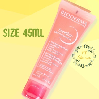 [45ML] Gel rửa mặt Bioderma Sensibio Gel moussant - Sữa rửa mặt cho da nhạy cảm (Đọc mô tả)