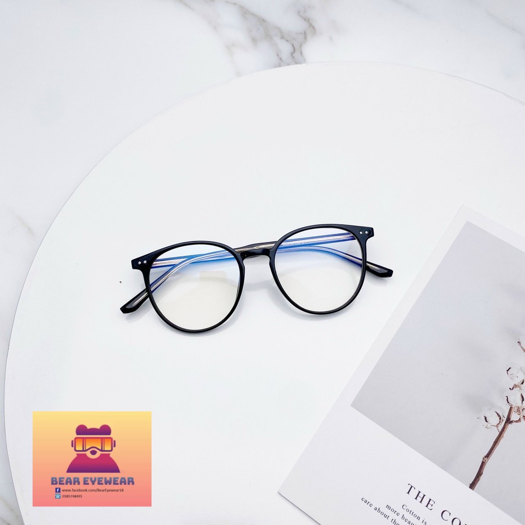 Gọng kính cận Bear Eyewear form tròn vintage