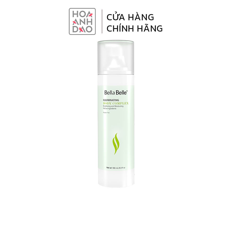 Kem dưỡng trắng chống lão hóa da toàn thân Bella Belle Illuminating Body Complex 180ml