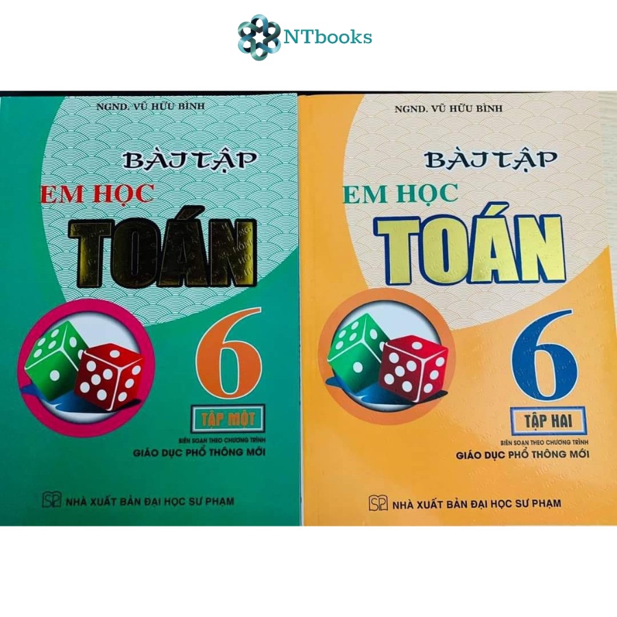 Sách (Combo, Lẻ tùy chọn) Bài Tập Em Học Toán Lớp 6 - Tập 1+2 (Biên Soạn Theo Chương Trình Mới)