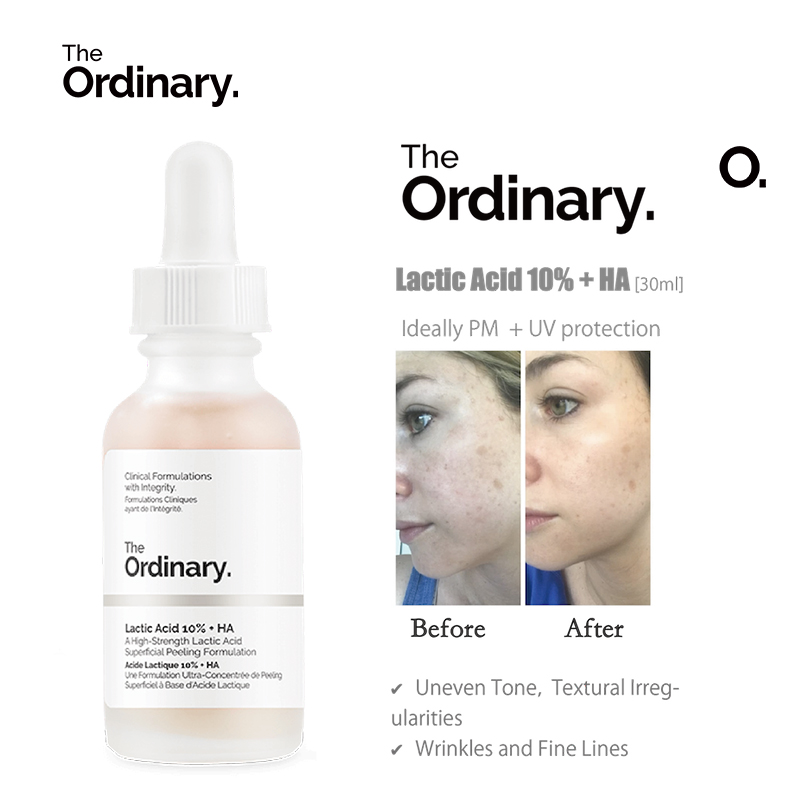 Tinh chất THE ORDINARY Sáng Da Mờ Thâm Lactic Acid 10%+ HA 30ml