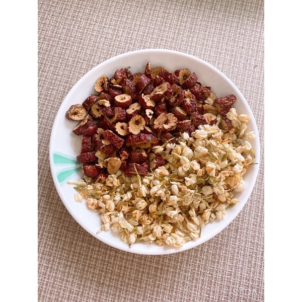 Trà táo đỏ hoa nhài đường phèn