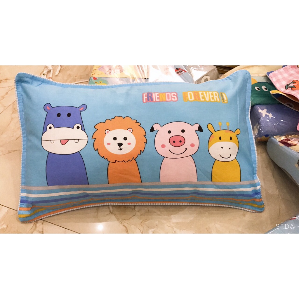 Gối bông in hình 3D siêu dễ thương cho bé