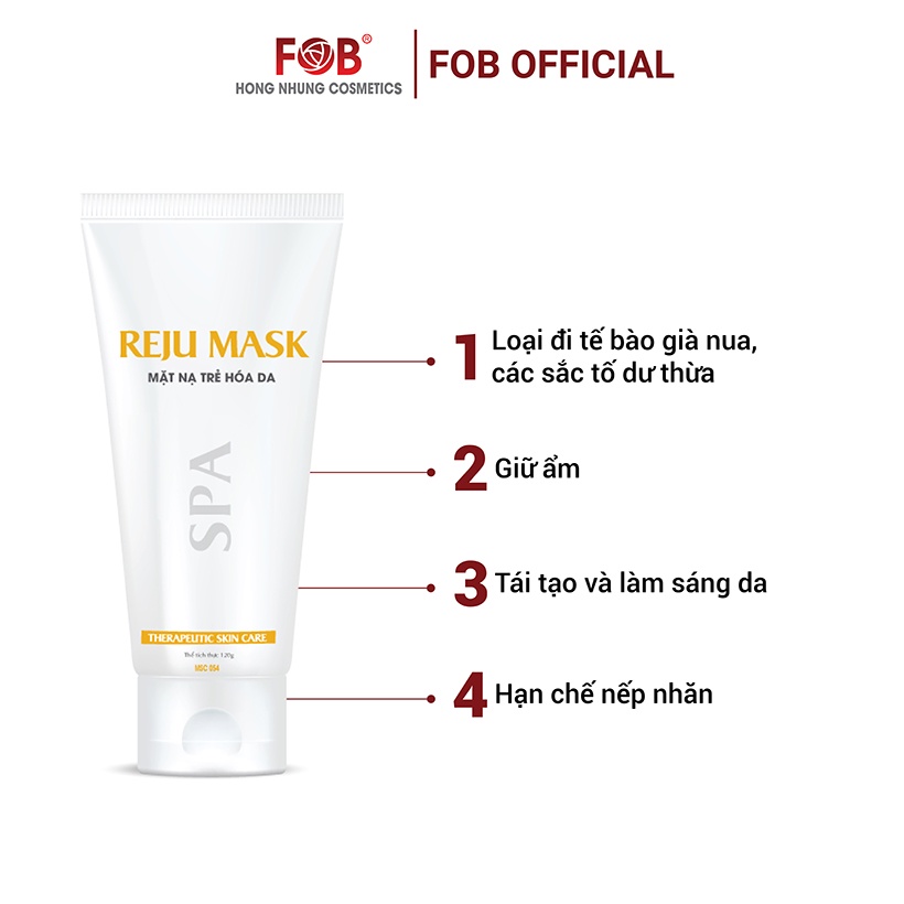 Mặt nạ trẻ hóa da - Phù hợp Chăm sóc da nhạy cảm - FOB® REJU MASK