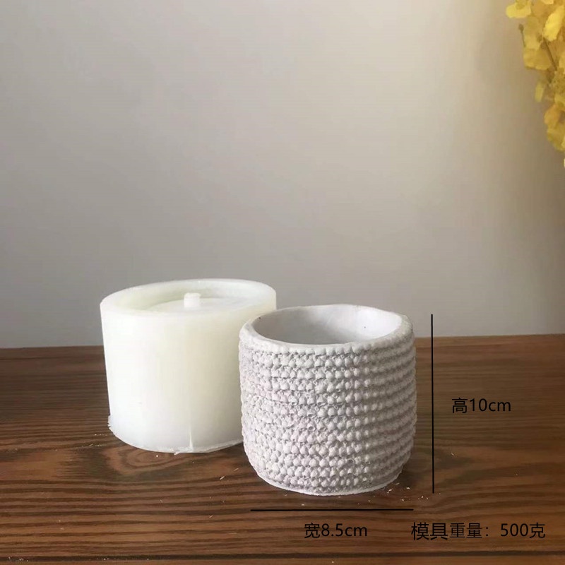 Khuôn silicone Hình Trái Tim Dùng Làm Chậu Hoa diy
