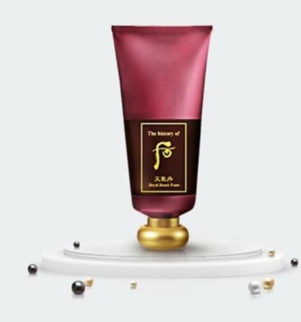 Sữa rửa mặt và tẩy trang làm sáng da,tăng tuần hoàn máu,giúp da hồng hào ssential cleansing foam whoo đỏ