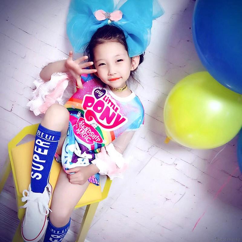 Đầm thun oversize cho bé gái