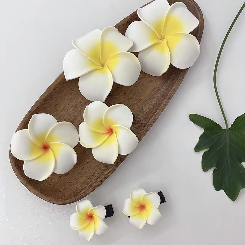 Kẹp tóc hoa sứ đi biển, chụp ảnh đẹp nhiều size