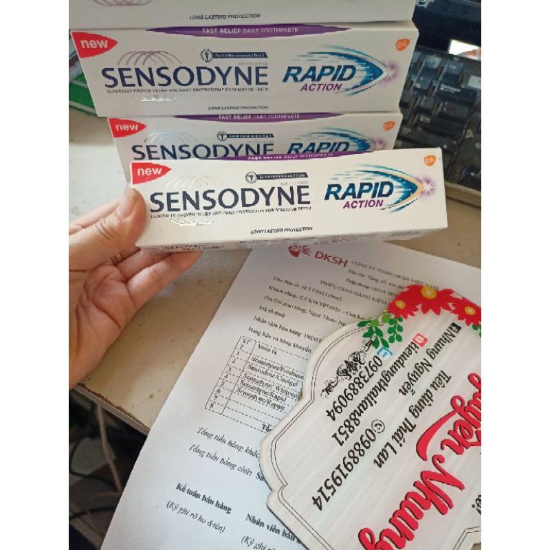 kem đánh răng SENSODYNE chống ê buốt -Made in Vương Quốc Anh