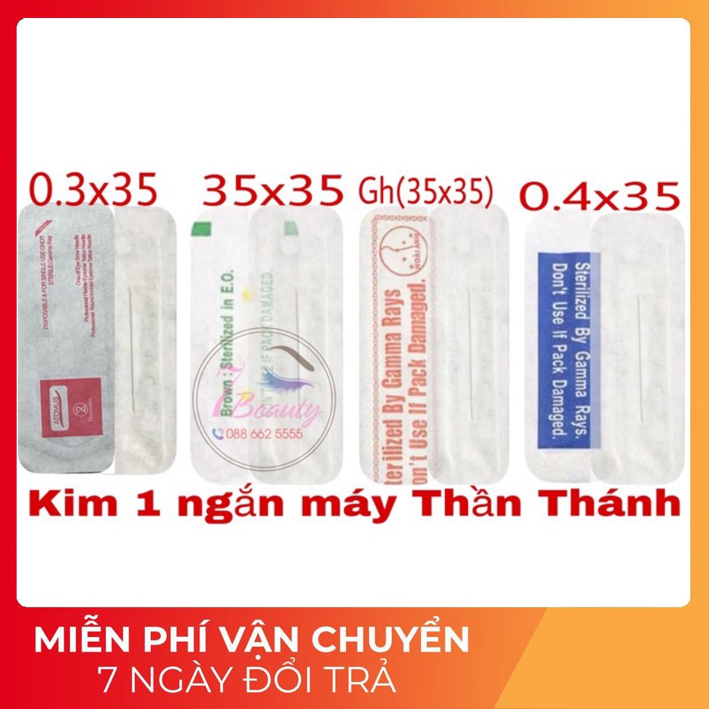 50 và 100 Kim 1 Ngắn Chuyên Dùng Trong Phun Xăm