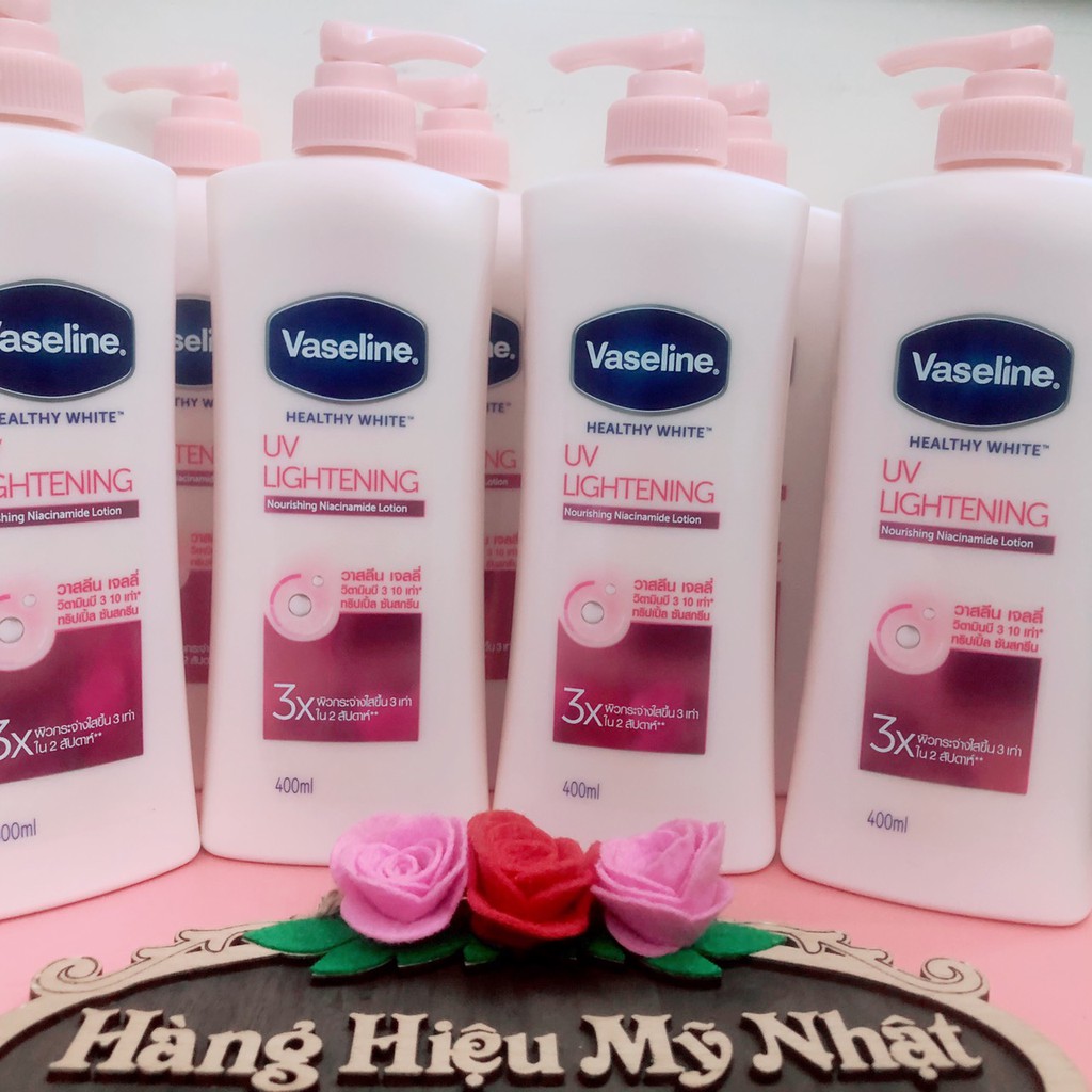 Kem dưỡng thể trắng da, chống nắng vaseline Thái lan 320ml