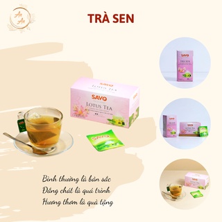 Trà sen túi lọc an an hộp 25 gói