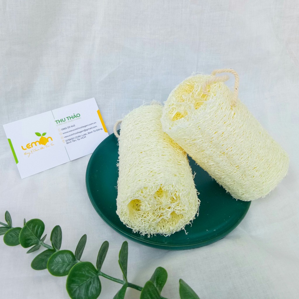 Combo 3-10 Khúc xơ mướp chén bát, ly, nồi chảo tạo bọt tốt, dùng bền