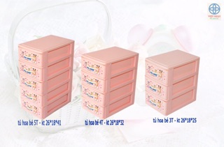 TỦ NHỰA MINI 3 TẦNG