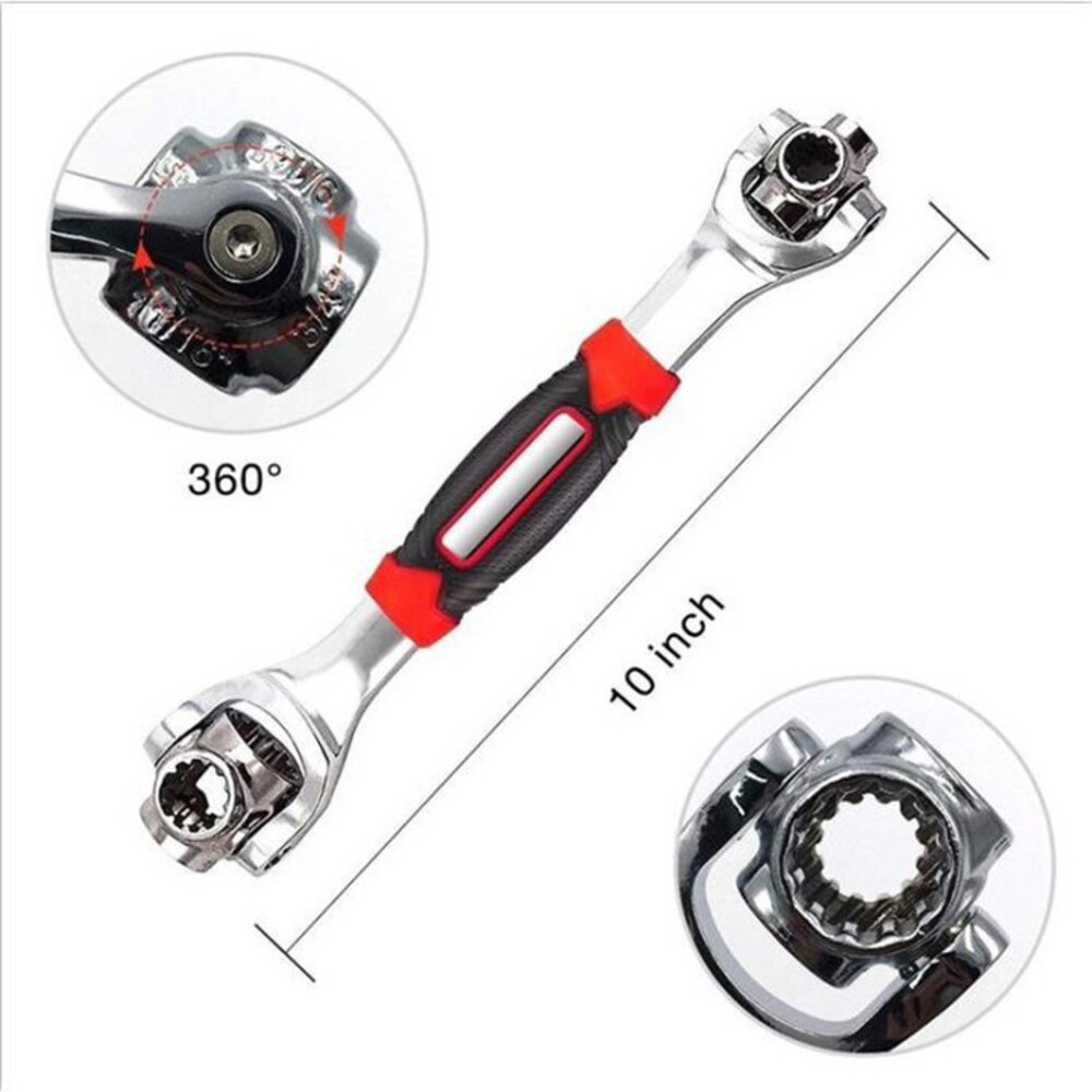 [FREESHIP] Dụng Cụ Sửa Chữa Cờ Lê Đa Năng Univesal 8 Đầu Xoay.