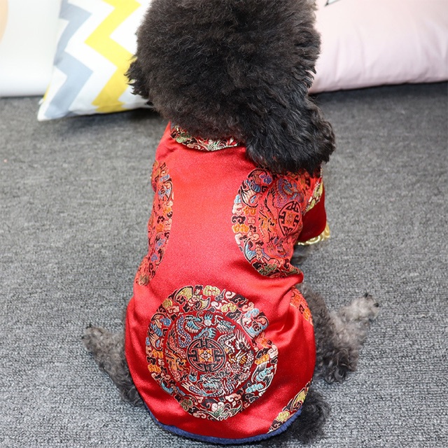 Áo tết Long Phụng cho thú cưng