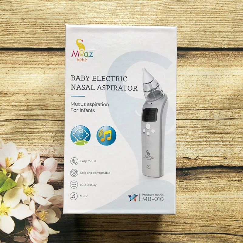 Máy hút mũi điện tử Moaz Bébé MB-010 có nhạc cho bé và người lớn - Hút gỉ mũi, dịch mũi