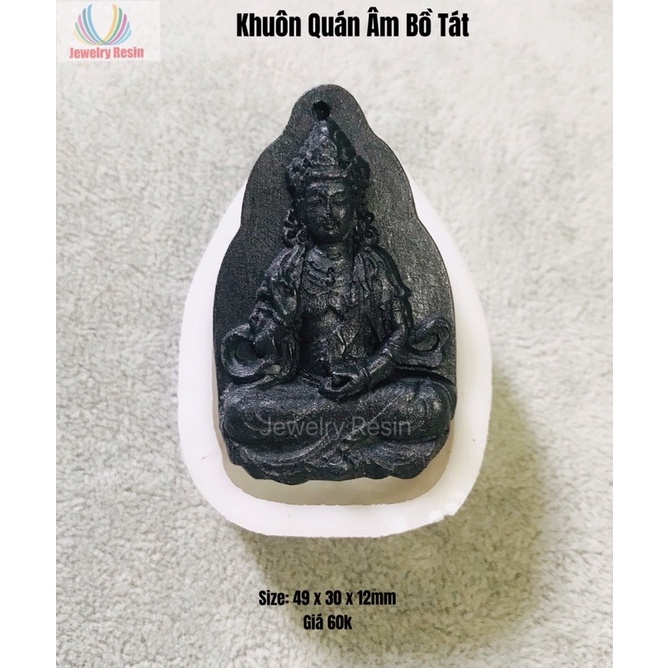 Khuôn Silicone Quán Âm Bồ Tát, Epoxy Resin