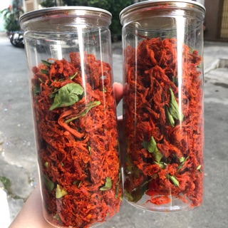 Khô bò xé cay lá chanh 250gr