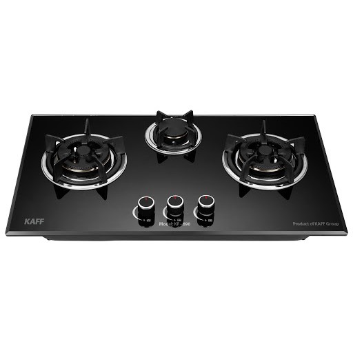 Bếp gas âm 3 vùng nấu Kaff KF-690 - Hàng chính hãng