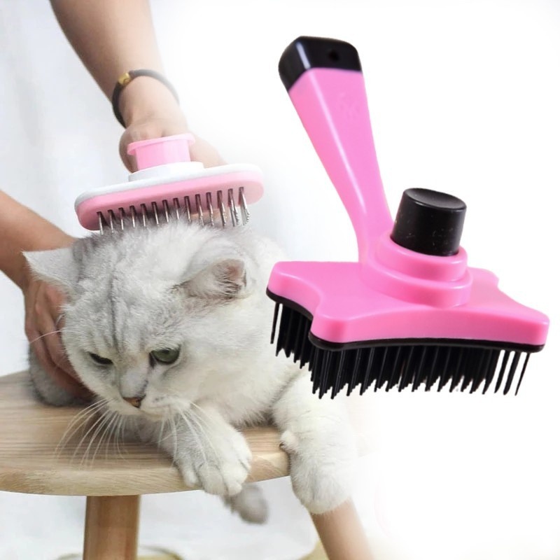Lược Chải Lông Bằng Nhựa Chuyên Dụng Cho Chó Mèo