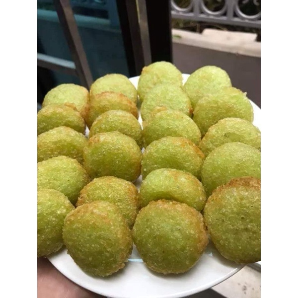 Xôi cây chiên phồng loại cây chưa cắt