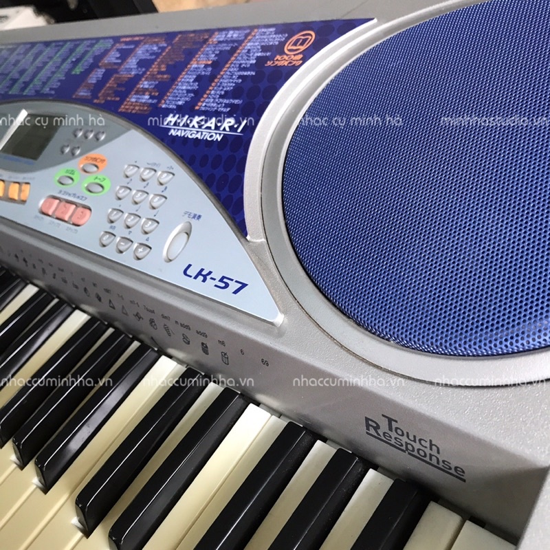 Đàn Organ Casio LK-57 phím cảm ứng đèn led cao cấp, 137 tiếng, 110 điệu rất hay