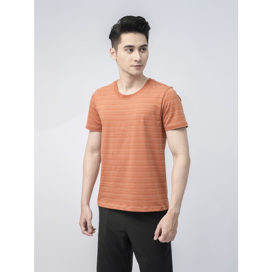 Áo T.shirt nam  ARISTINO  họa tiết kẻ trẻ trung ATS017S1