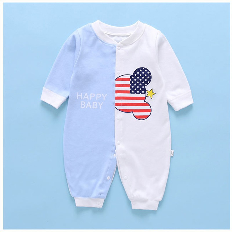 Body Liền Thân Dài Tay Cho Bé Trai, Bé Gái 3-14kg ,100% cotton BD05