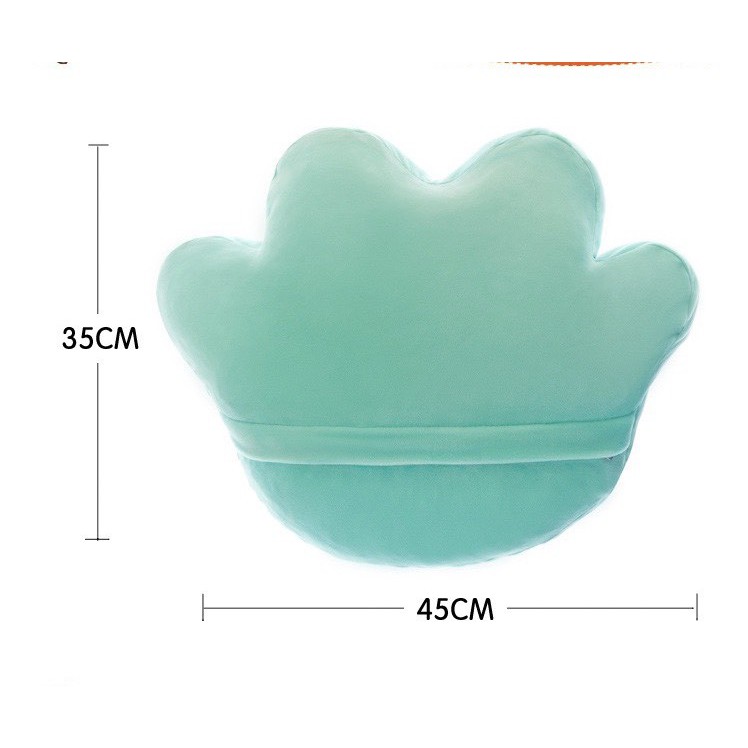 Bộ chăn gối văn phòng  FREESHIP Chăn gối văn phòng chân gấu cute siêu mền mịn size 35*45 GM033 - Chichi