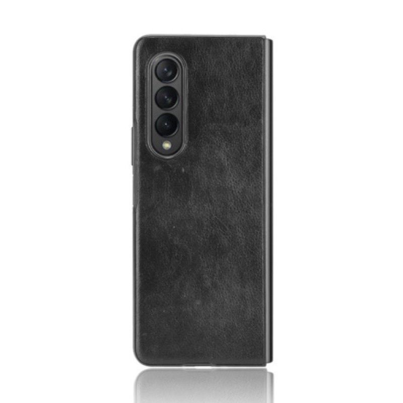 Samsung Z Fold 3 5G_Ốp lưng Vân da 2 mảnh bảo vệ máy toàn diện sang trọng