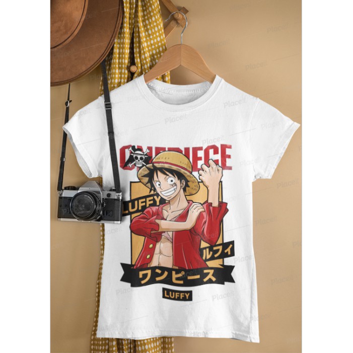 Áo thun Luffy mũ rơm 🚚 FREESHIP 🚚 Áo phông cotton tay ngắn hoạt hình One piece đảo hải tặc unisex nam nữ bận đều đẹp LUF