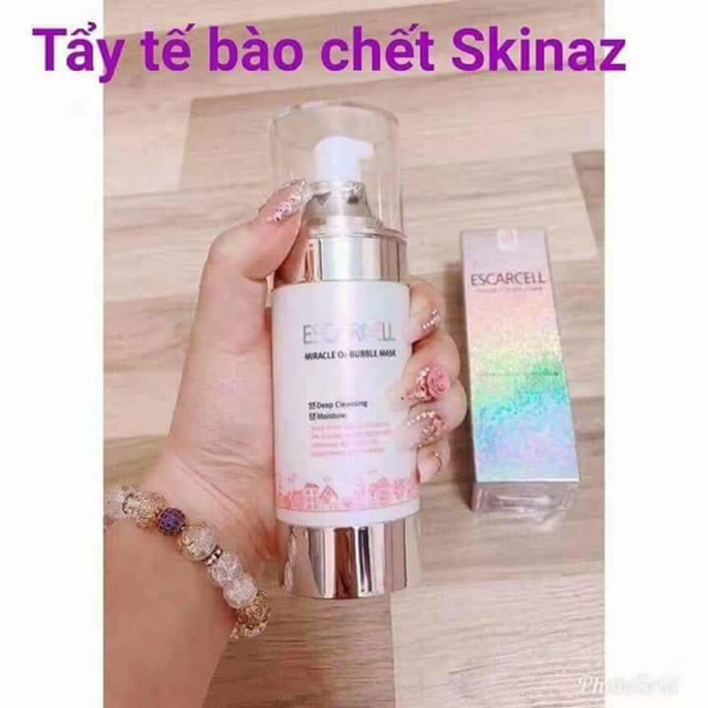 Tẩy tế bào chết tạo bọt skinaz Hàn Quốc chính hãng