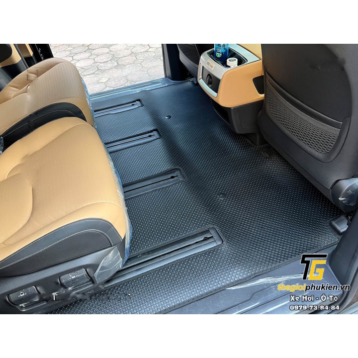Kia Carnival 2022 - Thảm trải sàn cao su hiệu Kata cao cấp+Qùa tặng