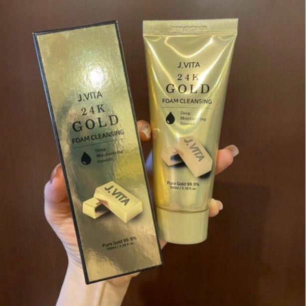 Sữa rửa mặt J.Vita 24k Gold Foam Cleansing