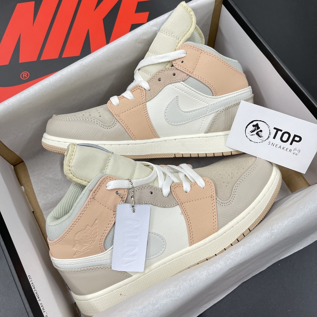 Giày sneaker nữ jordan milan cao cổ, giày thể thao nam nữ tăng chiều cao