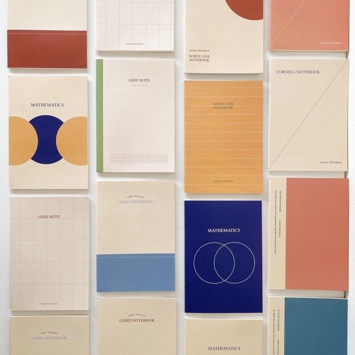 Vở may gáy 100gsm CRABIT Perfect Notebook chuyên biệt các môn học