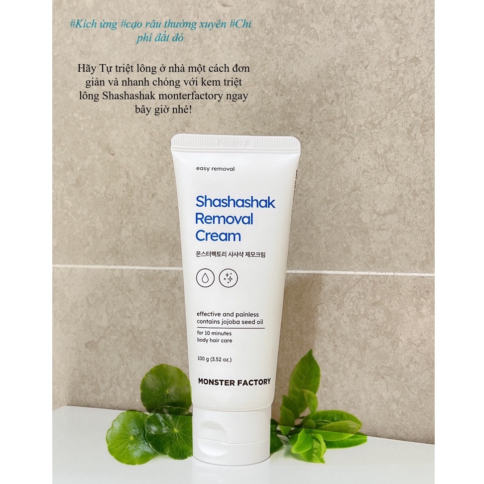 Kem Triệt Lông Shakshashak Removal Cream - Gel Triệt Lông Nhanh Chóng Và An Toàn Không Gây Mẩn Ngứa, Kích Ứng