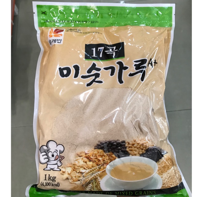 Bột Ngũ Cốc Gồm 17 Loại Đậu Hàn Quốc Tureban 1KG/ 1 Gói