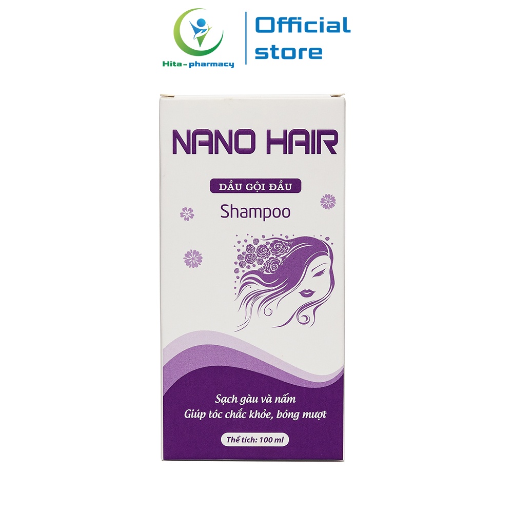 Dầu gội đầu Nano Hair Shampoo MT Pharco thảo dược sạch gầu và nấm 100ml