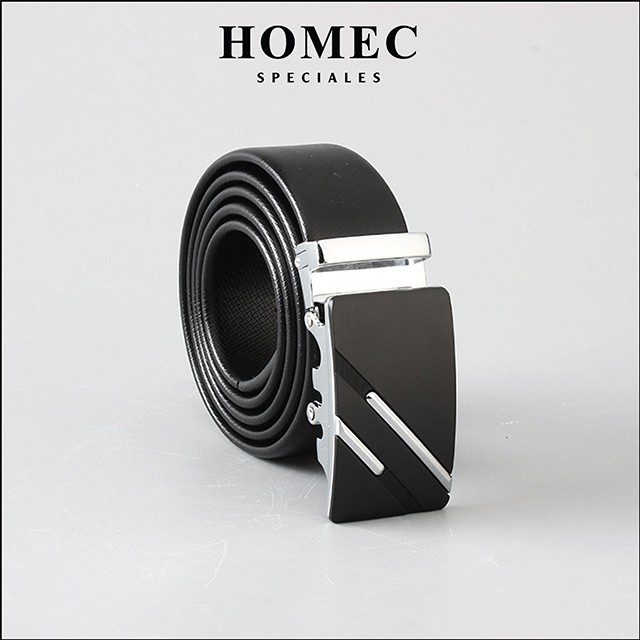 Dây lưng Nam chất liệu da cao cấp HOMEC 31 khóa tự động kiểu dáng hiện đại - Thắt lưng nam cao cấp - HOMEC
