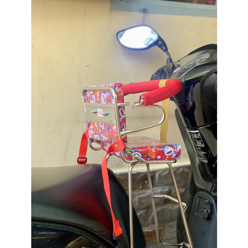 Ghế Đi Xe Máy Cho Bé Có Vòng Cho Xe Tay Ga, Giá Lẻ =Sỉ