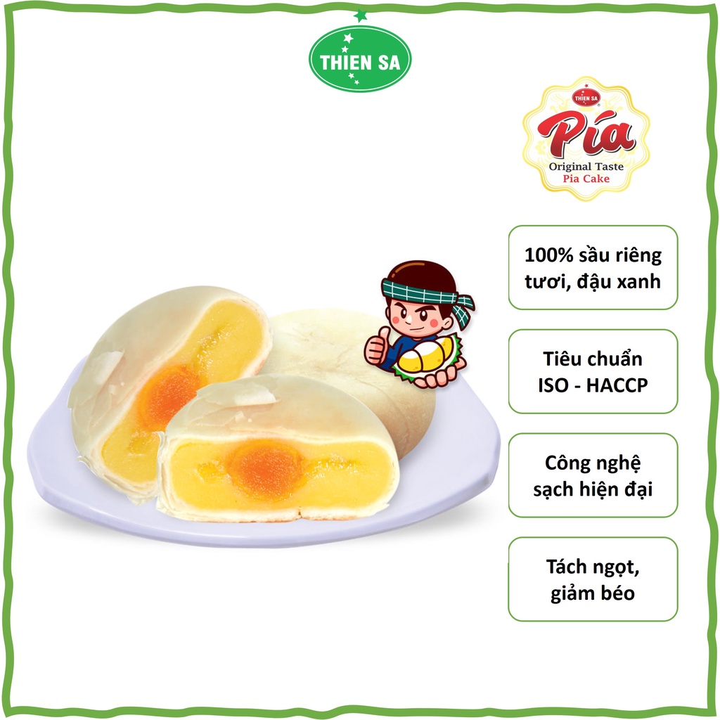 Bánh Pía Đậu xanh, Sầu Riêng Tươi, Trứng Thương Hiệu Thiên Sa