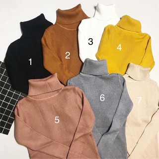Áo len tăm cổ lọ QC