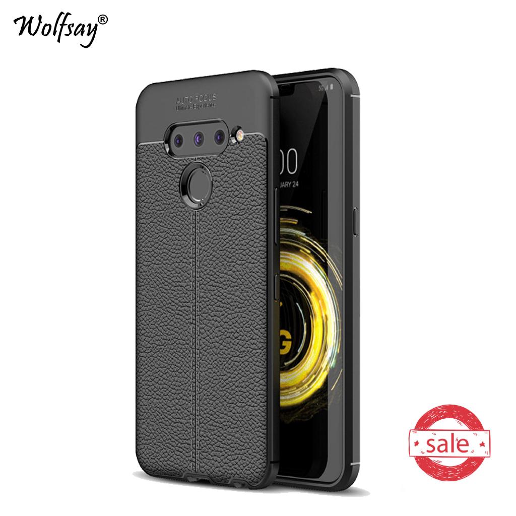 Ốp điện thoại bằng cao su sang trọng dành cho LG V50 ThinQ