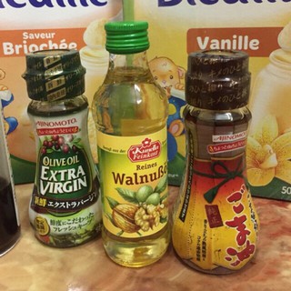 Combo dầu mè, olive, óc chó cho bé