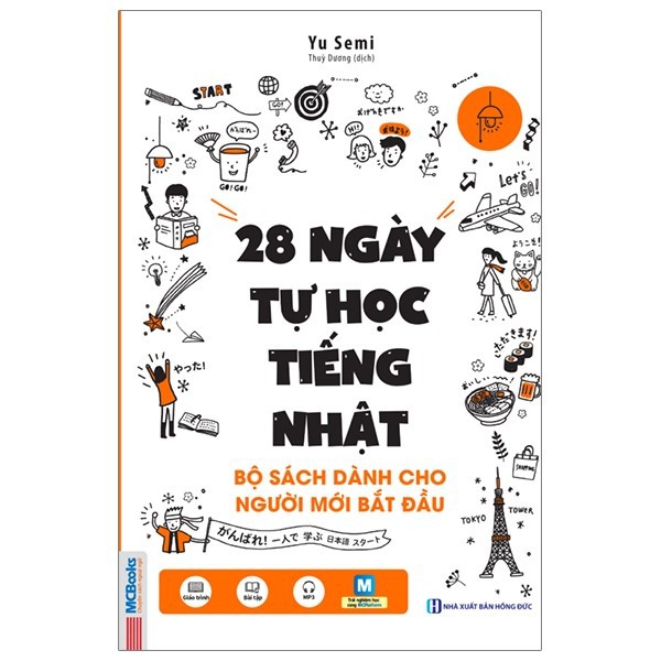 Sách MCBooks - 28 Ngày Tự Học Tiếng Nhật: Bộ Sách Dành Cho Người Mới Bắt Đầu