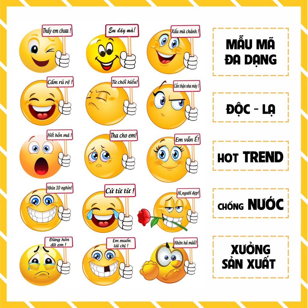 Set 10 Hình Icon Cảnh Báo Vui Nhộn Dán Xe Máy | Tem Dán Xe Chống Nước,  Chống Bay Màu... | Shopee Việt Nam